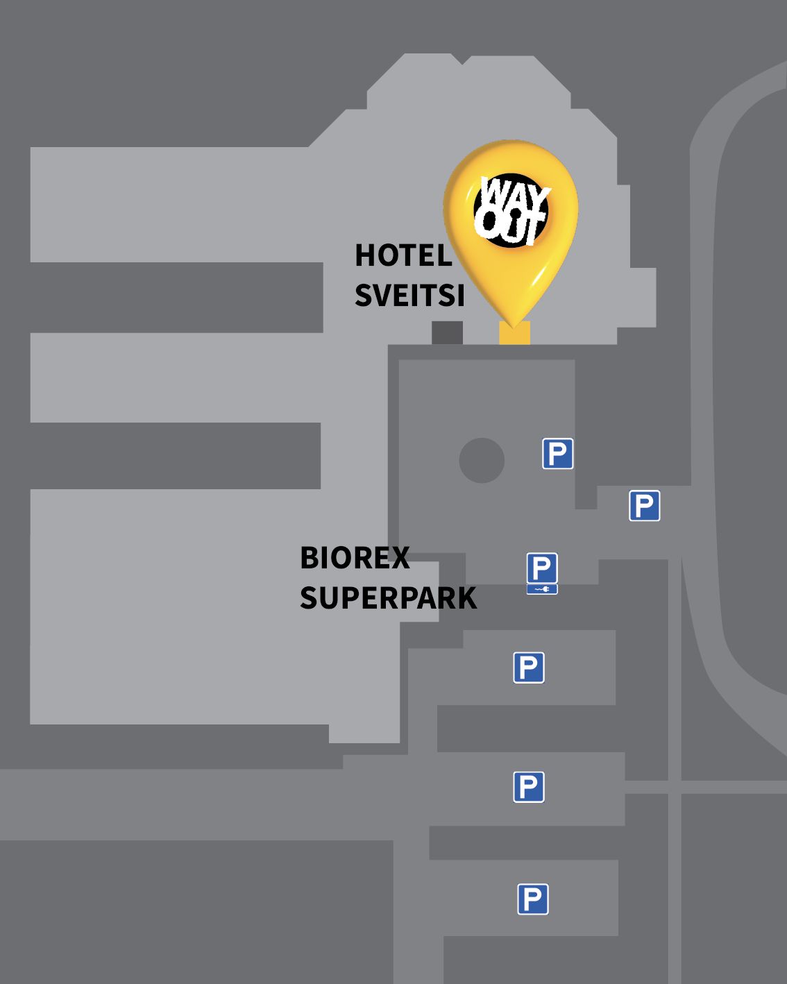 WayOut Hyvinkää sijainti kartalla