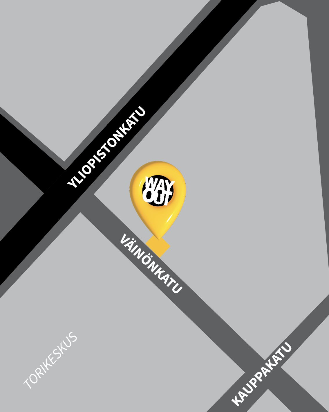 WayOut Jyväskylä sijainti kartalla