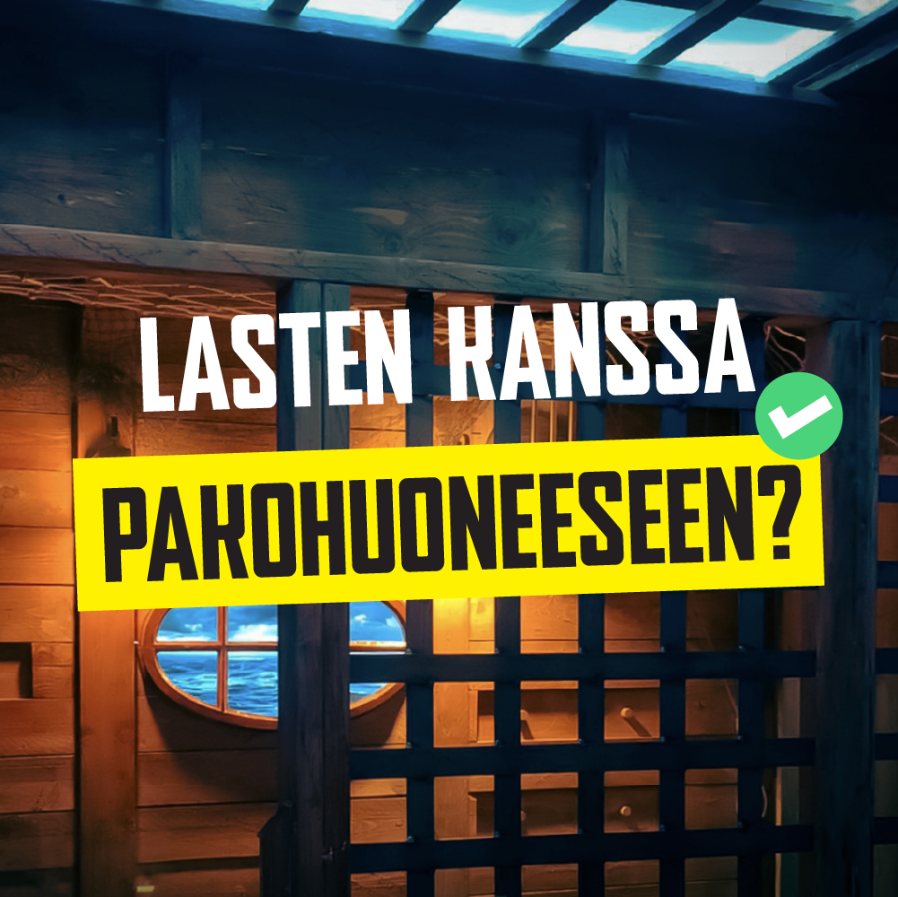 Pakohuone sopii myös lapsiperheille