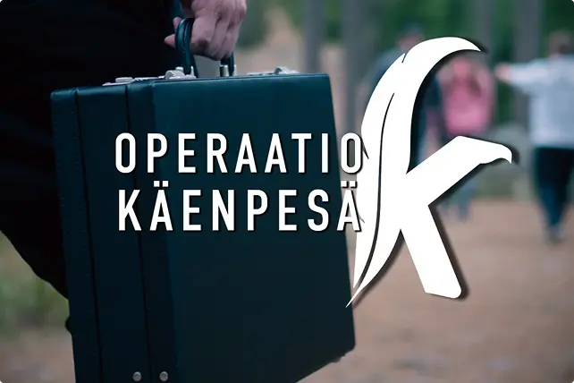 Liikuteltava pakopeli Hyvinkään Sveitsissä