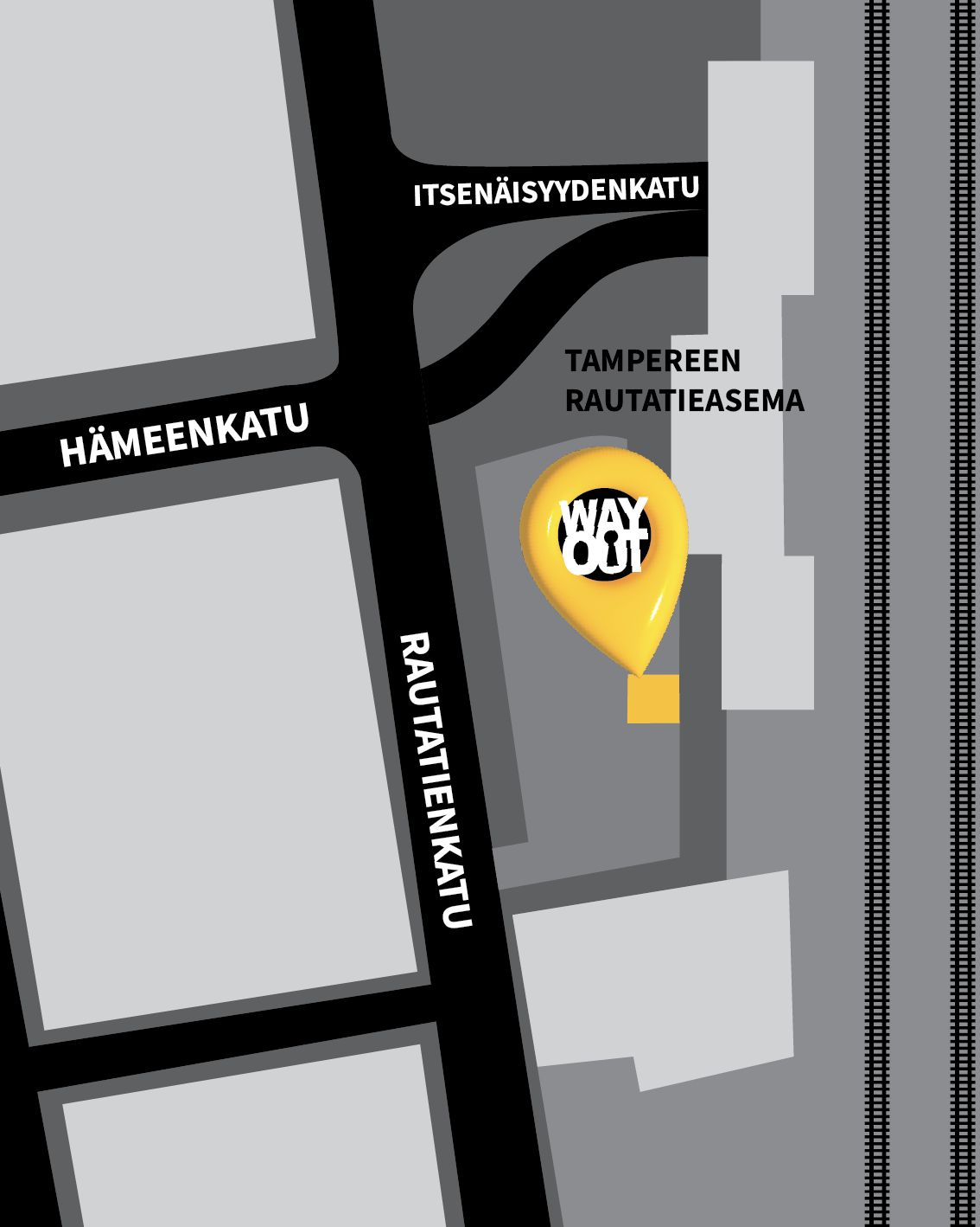 WayOut Tampere location on map